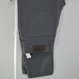 Ermenegildo Zegna Dark GrayWool Pants, 36 W x 34 L